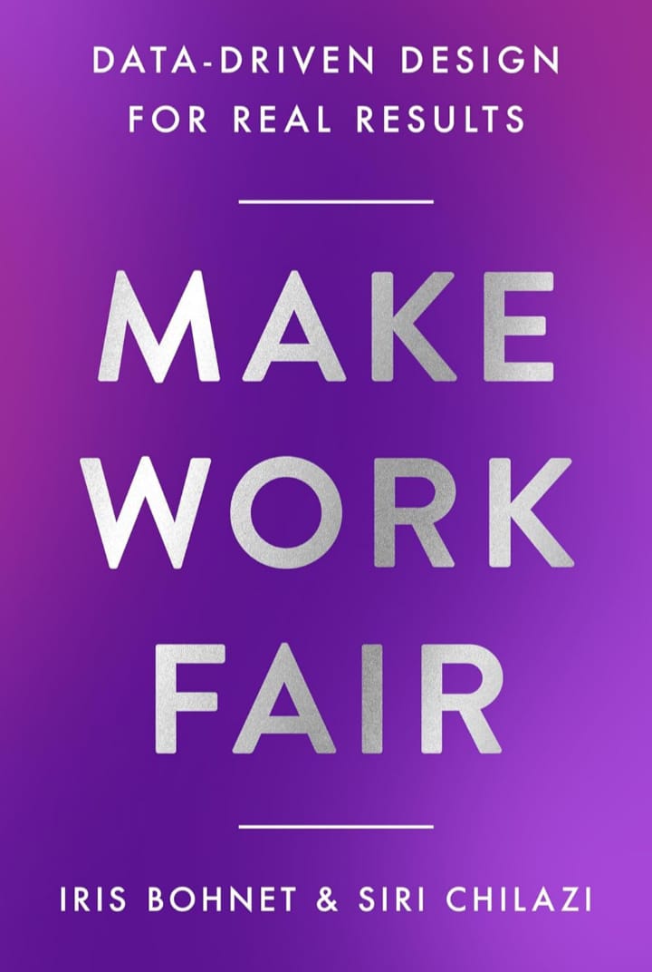 MAKE WORK FAIR : DATA-DRIVEN DESIGN FOR REAL RESULTS